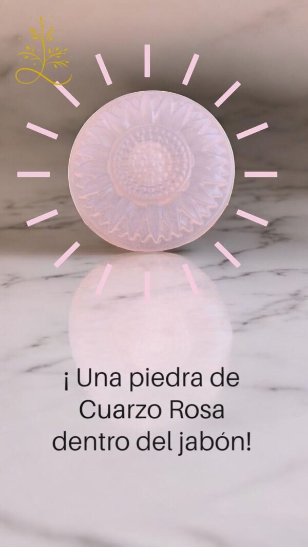 Jabón de Cuarzo Rosa - Amor incondicional