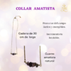 Collar de Cuarzo - Amatista
