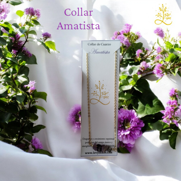 Collar de Cuarzo - Amatista
