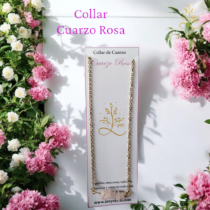 Collar de Cuarzo Rosa