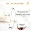 Collar de Cuarzo - Cornalina