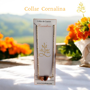 Collar de Cuarzo - Cornalina