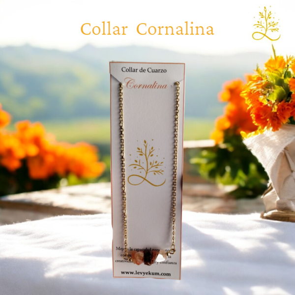 Collar de Cuarzo - Cornalina