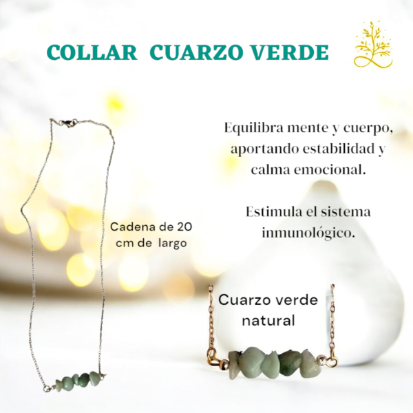 Collar de Cuarzo Verde