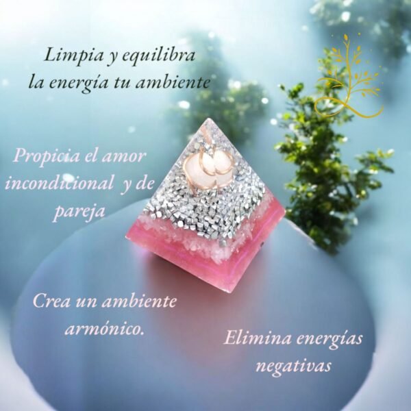 Pirámide Cuarzo Rosa