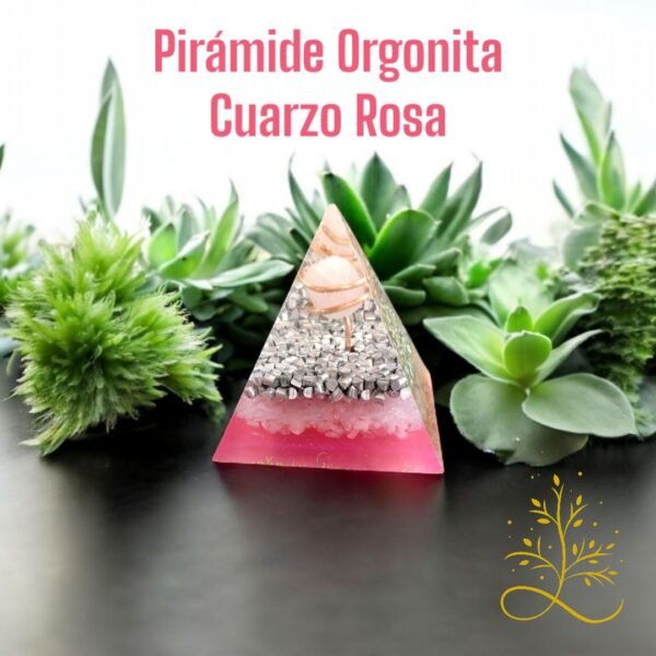 Pirámide Cuarzo Rosa