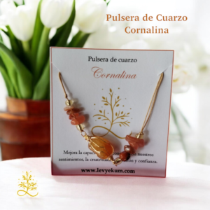 Pulsera de Cuarzo - Cornalina