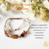 Pulsera de Cuarzo - Cornalina