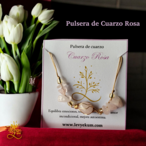 Pulsera de Cuarzo Rosa